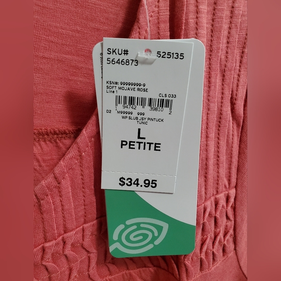 NWT LAND'S END Tunic Top, LP(14-16 Petite) - Picture 5 of 12